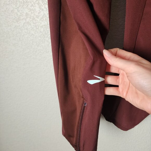 BROOKS lightweight Shakeout‎ Running Pants travel wear in two tone brown size S - Picture 7 of 8